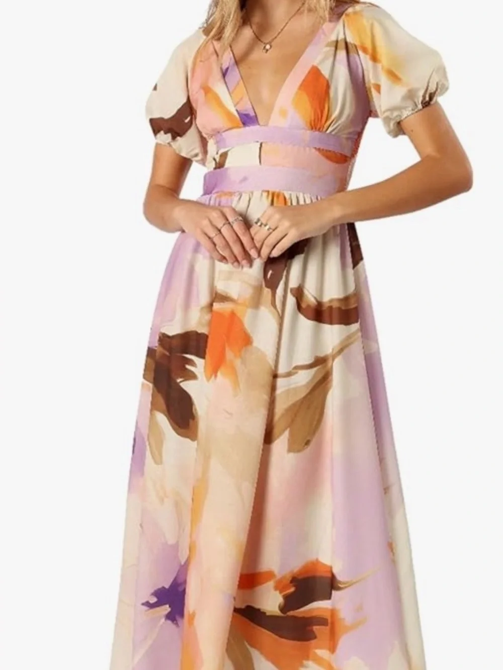 Petal & Pup Women's Christoff Maxi Dress - Picture 1 of 9